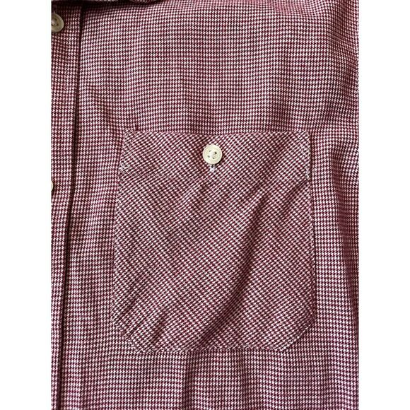 Banana Republic Shirt Mens Medium Standard Fit Red Excellent Condition - Picture 2 of 9